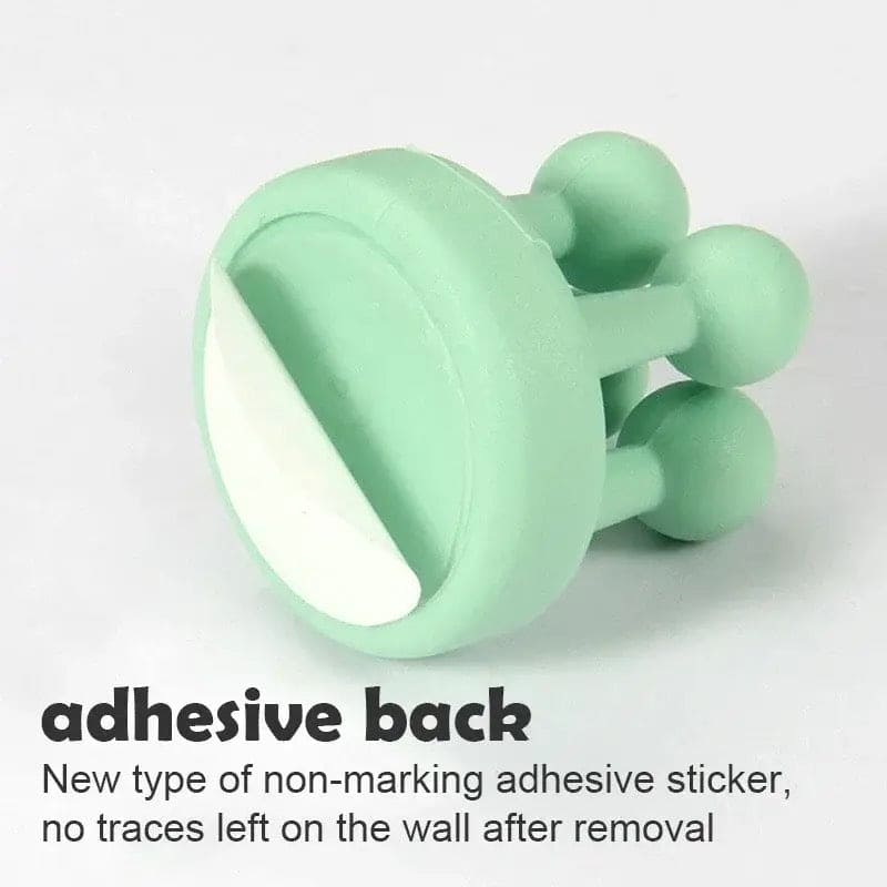 Silicon Utility Hook, Four legs elastic Hook Multifunctional Plug Holder, Self Adhesive Single Toothbrush Hook,  Bathroom Kitchen Seamless Hanger, Wall Mounted Sticky Hanging Hook Silicon Utility Hook, Four legs elastic Hook Multifunctional Plug Holder, Self Adhesive Single Toothbrush Hook,  Bathroom Kitchen Seamless Hanger, Wall Mounted Sticky Hanging Hook